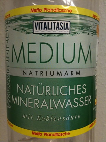 Vitalitasia Medium natürliches Mineralwasser 1,5 l
