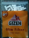 GIZEH SLIM FILTER 120 Stück