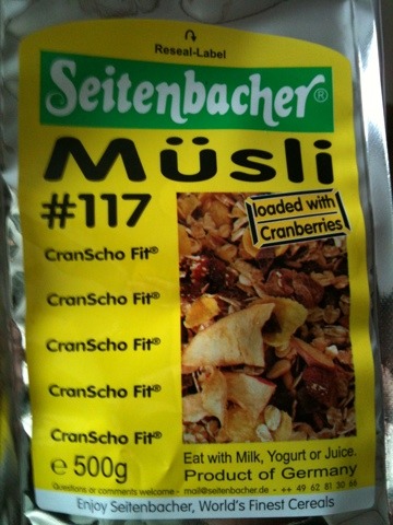 Seitenbacher Müsli 687 CranSchoFit (Cranberries & Schoko) 500 g