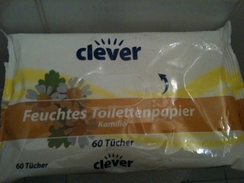 clever Feuchtes Toilettenpapier 9003740079382