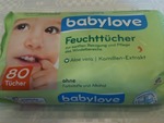 babylove Feuchttücher
