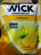 WICK  ZITRONE OHNE ZUCKER 72G - 5013965802485 - Bild zu einer Bewertung von Iboo am 17. Okt 2011