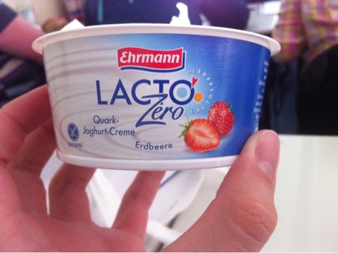 Ehrmann LACTO Zero Erdbeere Quark Joghurt Creme 135g
